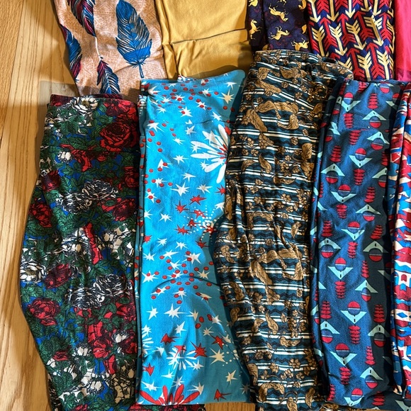 LuLaRoe One Size Legging Lot - 16 Pairs - Picture 4 of 8